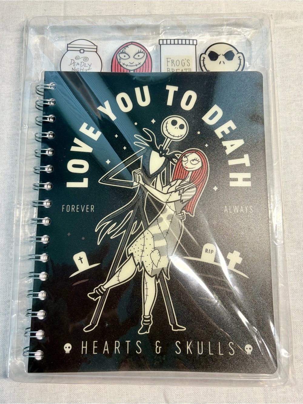 Jack & Sally - Disney The Nightmare Before Christmas Licensed Journal.